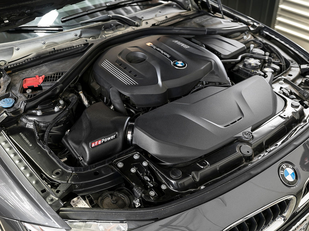 aFe Rapid Induction Cold Air Intake System - w/ Black Cover & Pro 5R Filter - BMW 330i/430i (F3X) 2016-2020