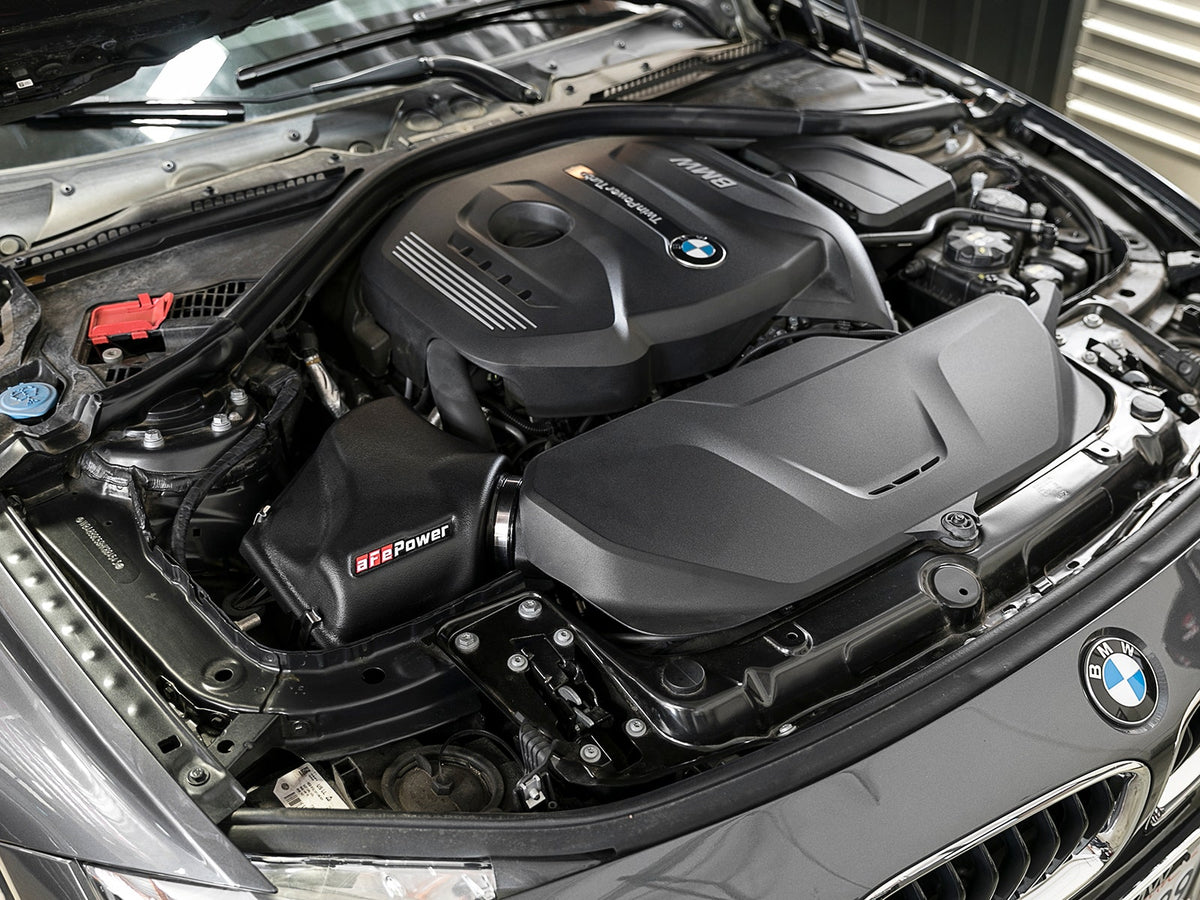 aFe Rapid Induction Cold Air Intake System - w/ Black Cover & Pro 5R Filter - BMW 330i/430i (F3X) 2016-2020