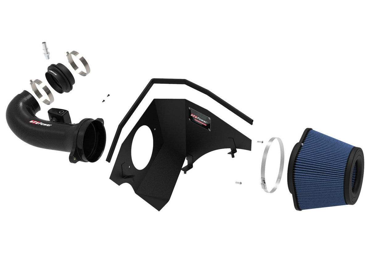 aFe Track Series Carbon Fiber Cold Air Intake System w/ Pro 5R Filter - Chevrolet Camaro SS 2016-2024