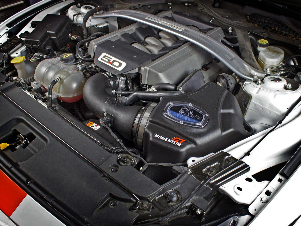 aFe Momentum GT Cold Air Intake System w/ Pro 5R Filter - Ford Mustang GT 2015-2017