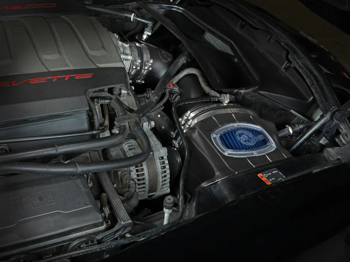 aFe Momentum CAI Cold Air Intake w/ Pro 5R - Chevrolet Corvette Stingray (C7) V8-6.2L (2014-2019)