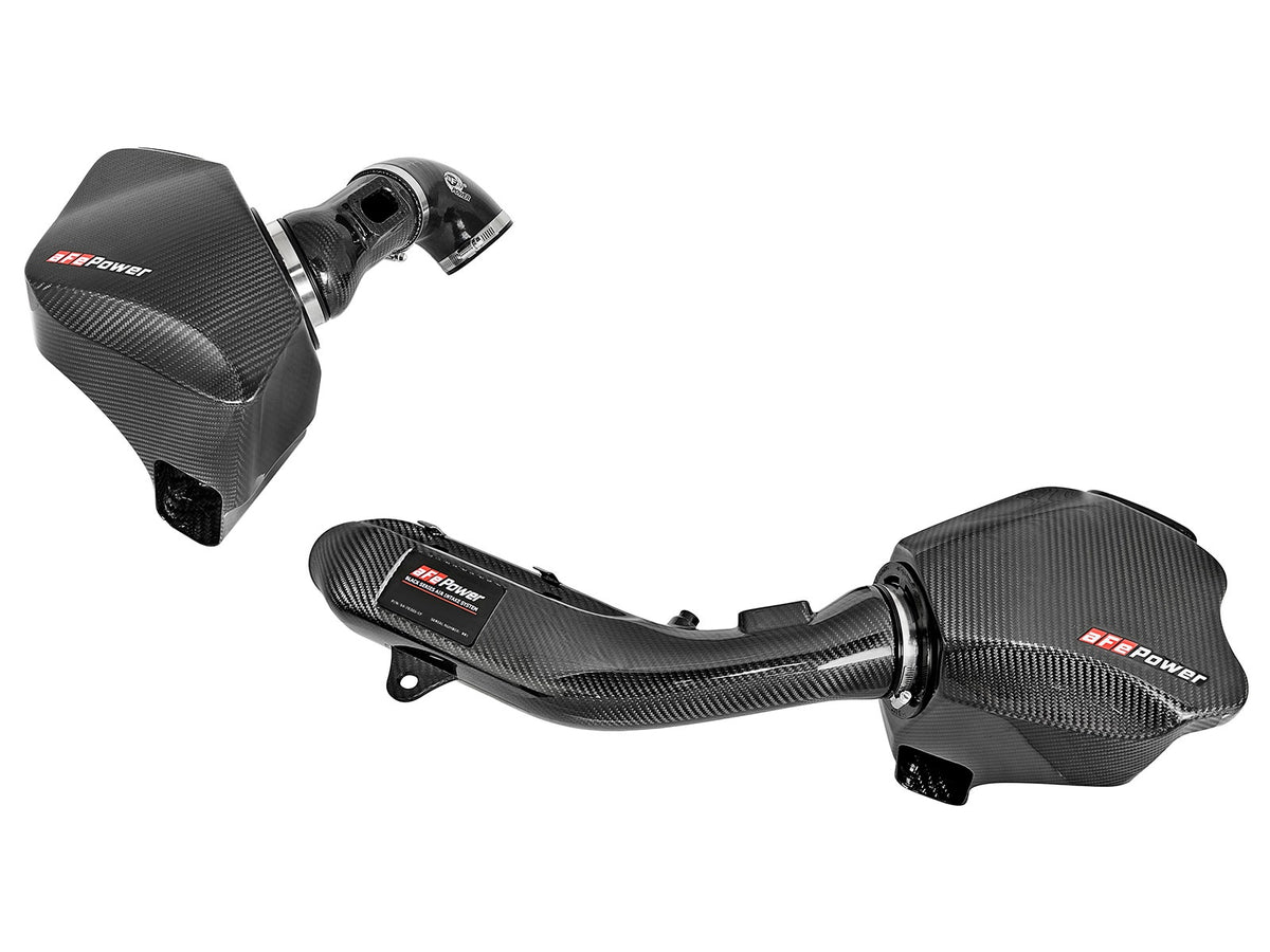 aFe Black Series Momentum Carbon Fiber Cold Air Intake System w/ Pro 5R Filter - BMW M2 Competition (F87) 2019-2021/M3/M4 (F80/82/83) 2015-2020