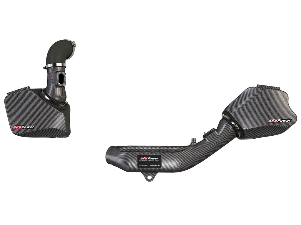 aFe Black Series Momentum Carbon Fiber Cold Air Intake System w/ Pro 5R Filter - BMW M2 Competition (F87) 2019-2021/M3/M4 (F80/82/83) 2015-2020