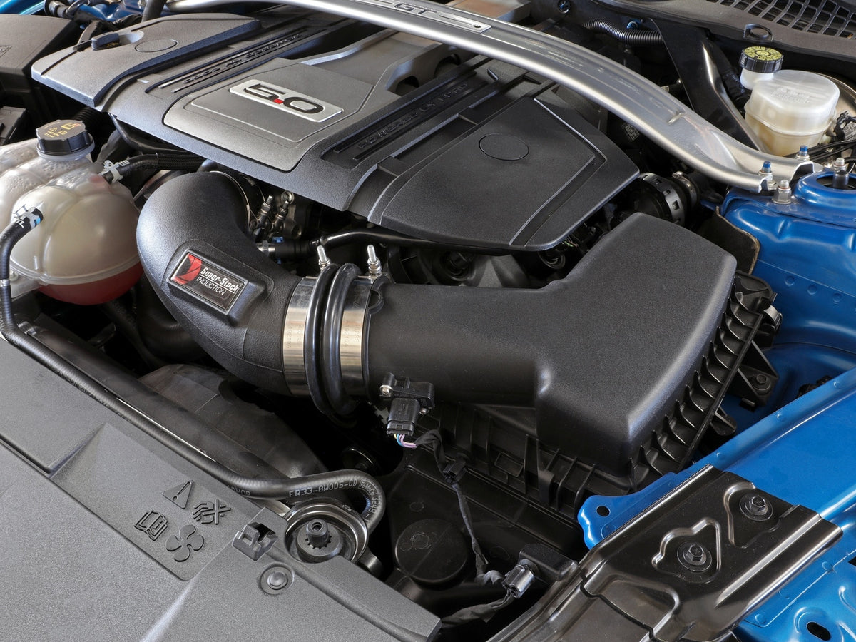 aFe Super Stock Induction System w/ Pro 5R Filter - Ford Mustang GT 2018-2023