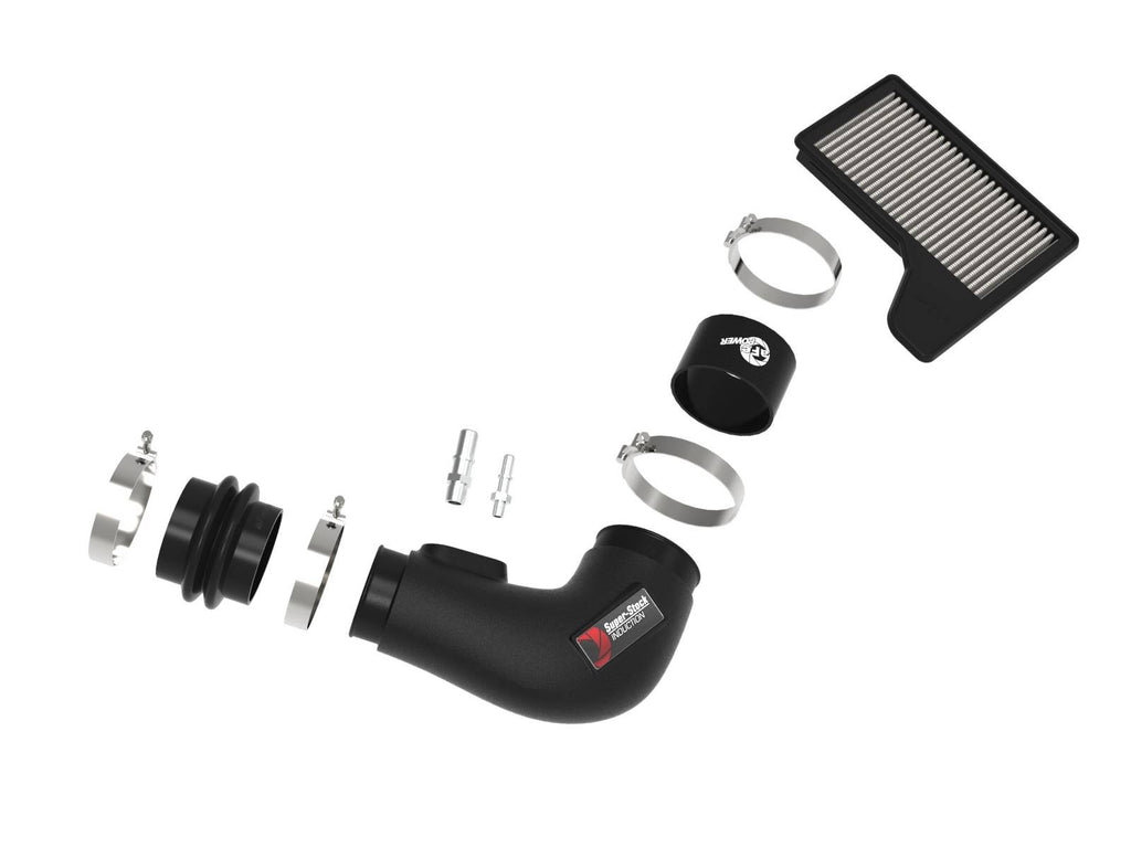 aFe Super Stock Induction System w/ Pro DRY S Filter - Ford Mustang 2015-2017