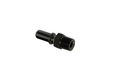 Dyme PRO/SPEC black NPT adapter with threaded end.