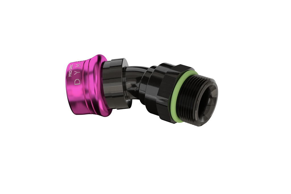 Dyme SUPERSTRASSE-C crimp fitting for E85 hose