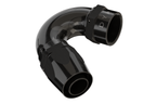 Black Dyme SUPERSTRASSE-C crimp fitting for E85 hose