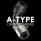 A-TYPE Crimped Swivel Blacktop Dyme PRO SPEC AN Adapter