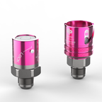 Pink Dyme SUPERLEGGERA quick-release fluid fittings