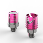 Pink Dyme dry break couplings for Superleggera hoses