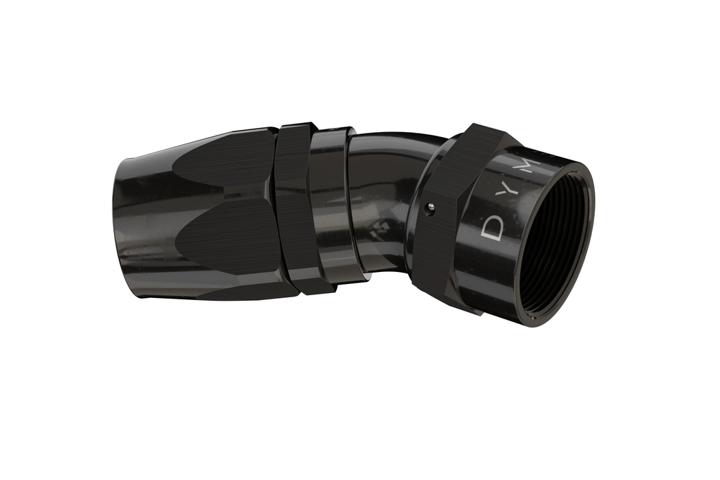 Dyme SUPERSTRASSE-C crimp fitting for CPE rubber E85 hose