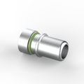 Dyme PRO SPEC AN Adapter with green O-ring seal.