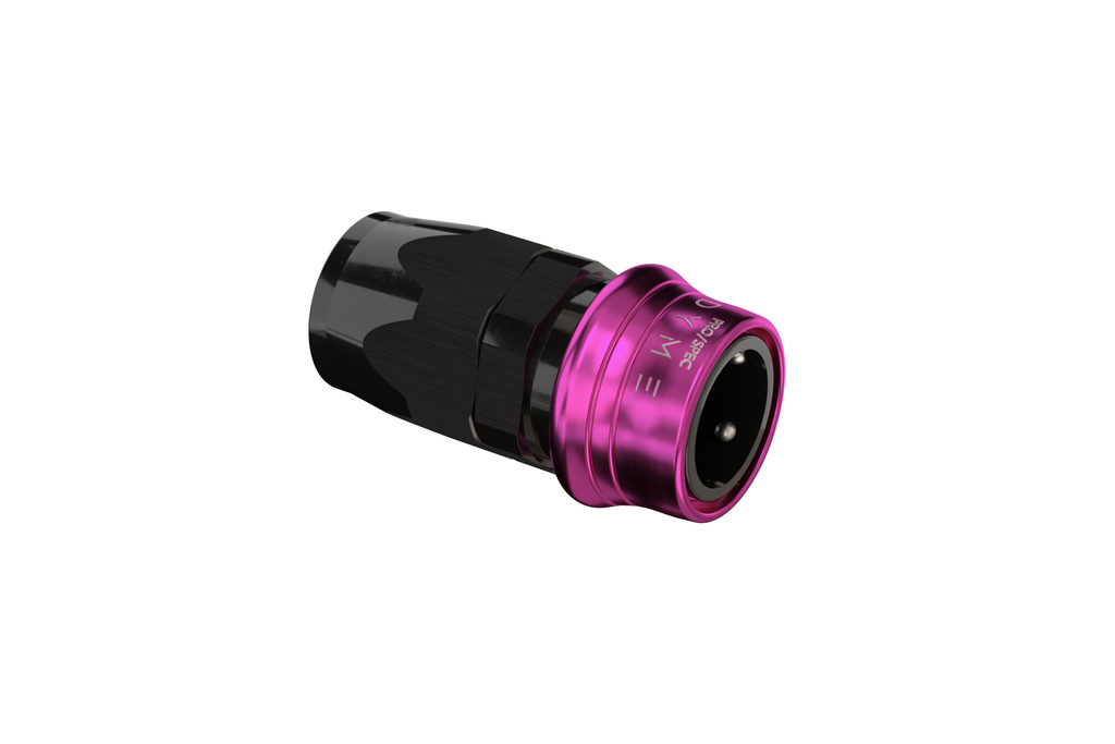 Dyme SUPERLEGGERA hose fitting with pink collar