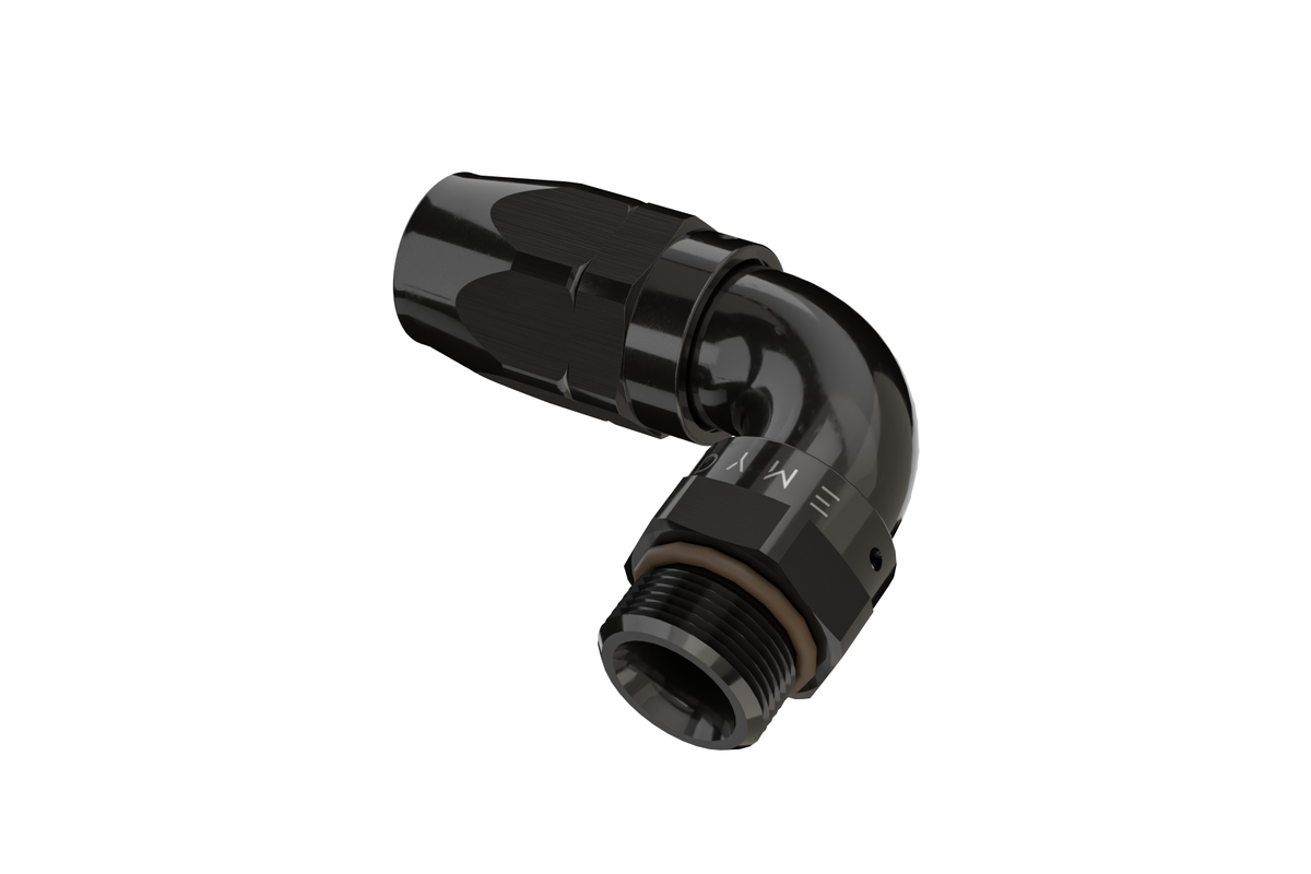 Dyme PRO/SPEC NPT Adapter 90-degree black fitting