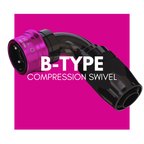 Dyme B-Type compression swivel hose fitting