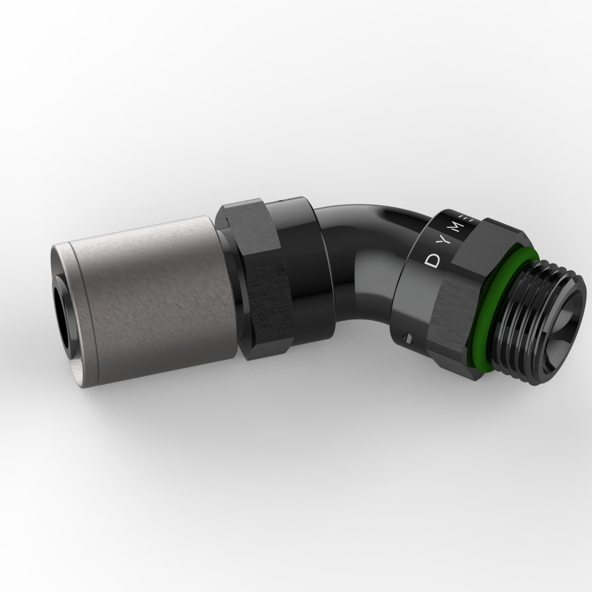 Dyme PRO/SPEC NPT 45-degree angle hydraulic adapter