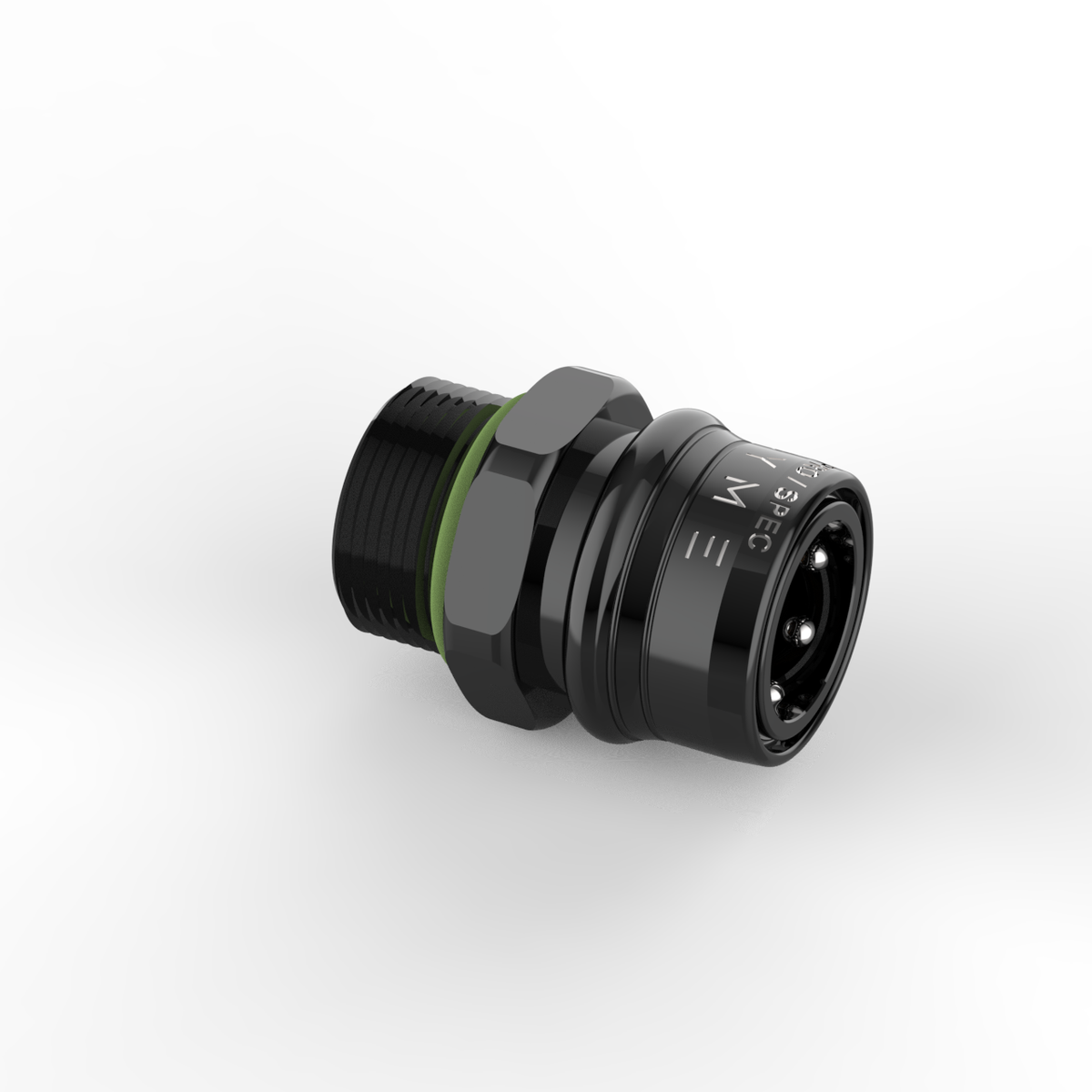 Black Dyme SUPERSTRASSE-C crimp-type hose fitting