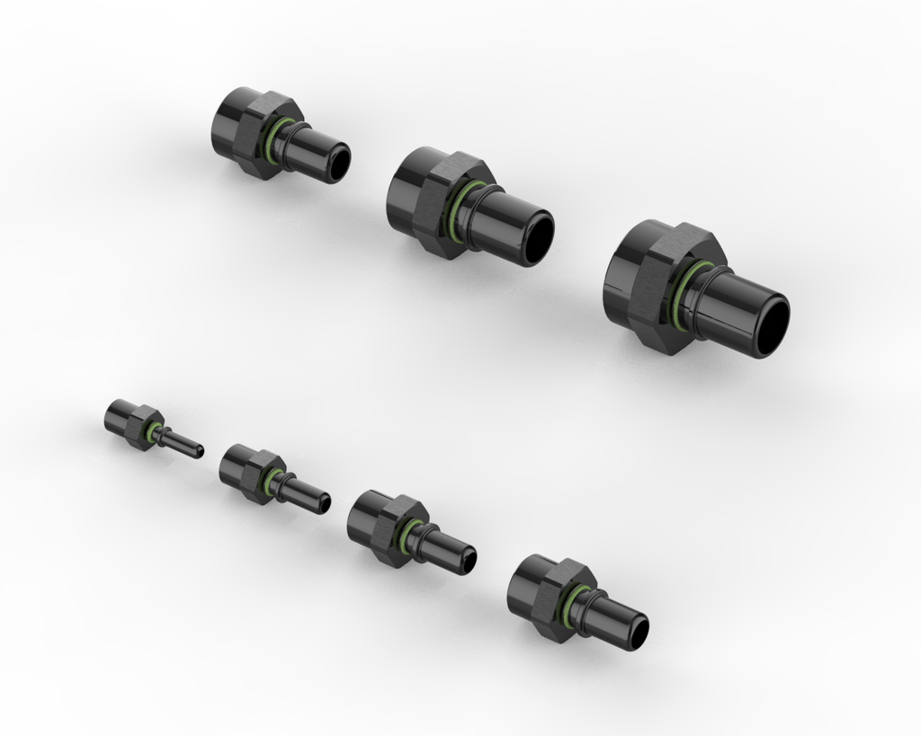 Dyme PRO/SPEC AN Adapters in various sizes