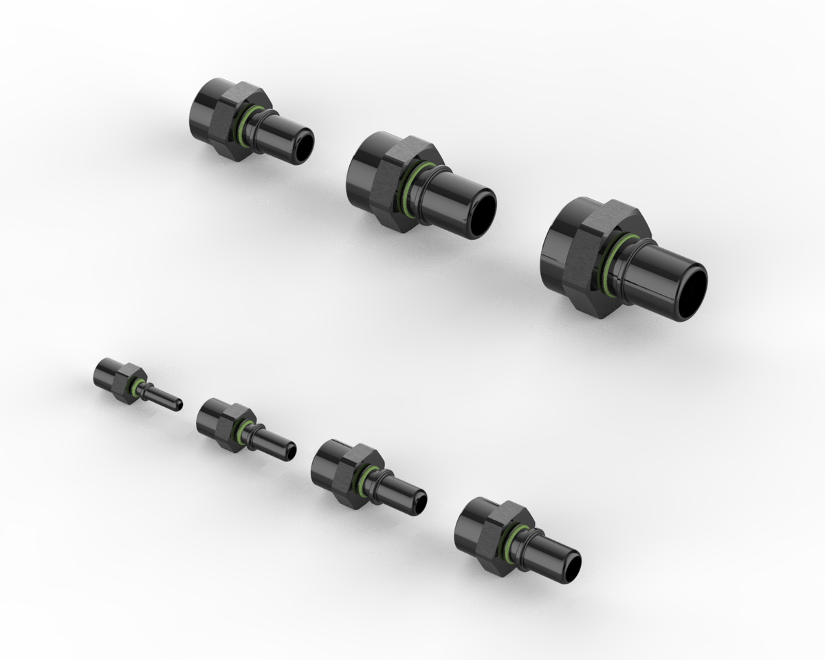 Dyme PRO/SPEC AN Adapters in various sizes