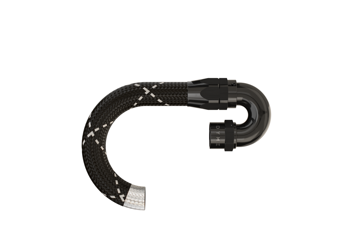 Dyme SUPERSTRASSE-C crimped CPE rubber E85 hose assembly
