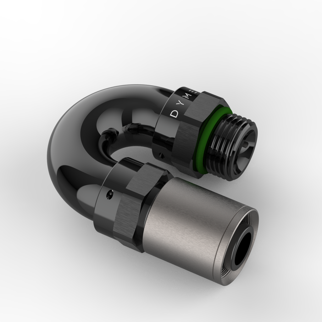 Dyme PRO/SPEC NPT Adapter 180-degree elbow fitting