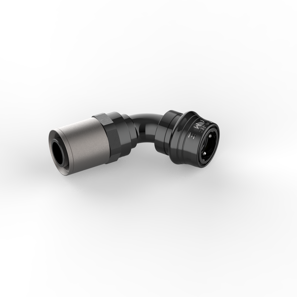 Dyme PRO/SPEC AN Adapter 90-degree elbow fitting