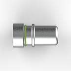 Dyme PRO/SPEC AN Adapter with green O-ring seal.
