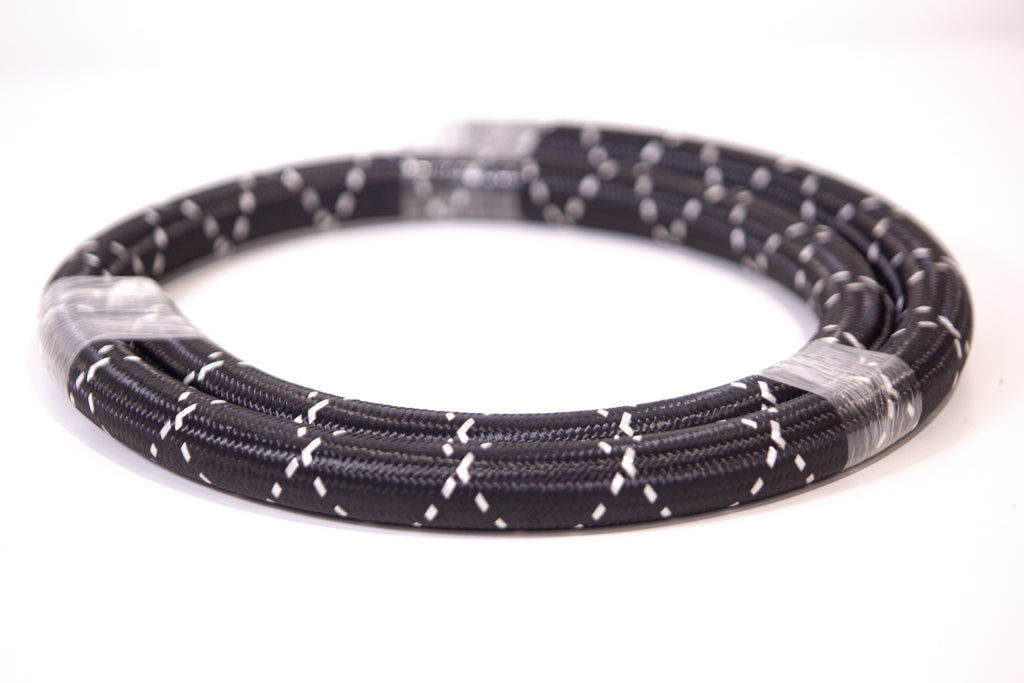 Dyme SUPERSTRASSE-C CPE Rubber E85 Hose with white stitching