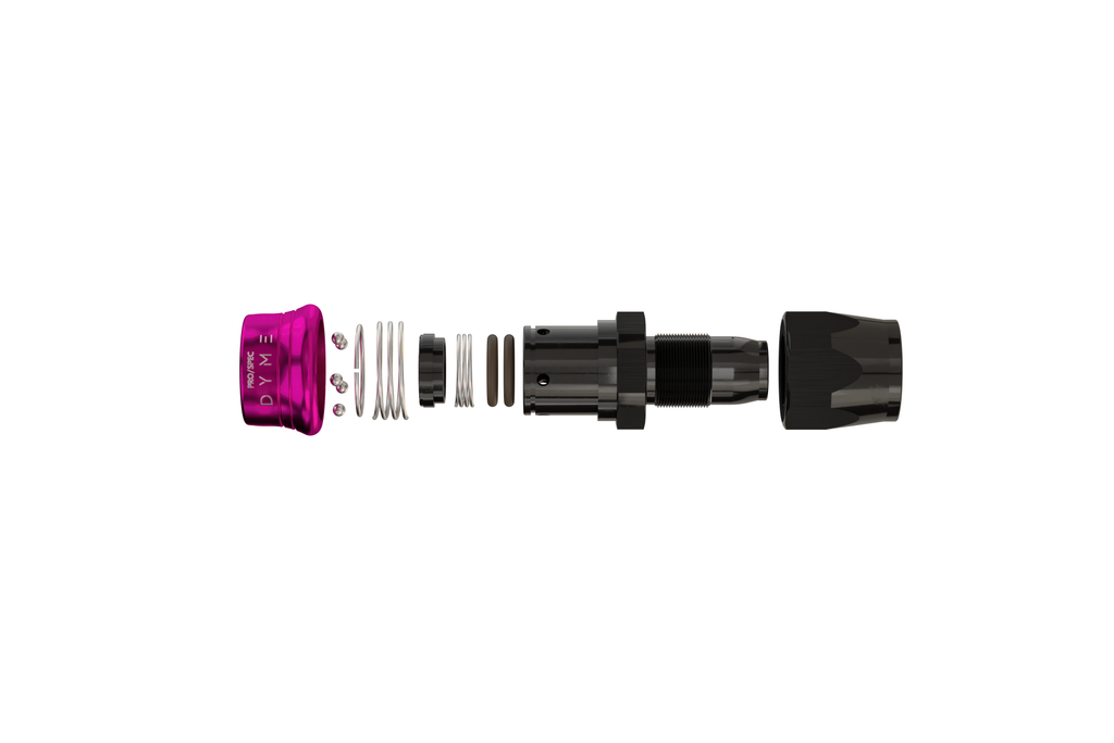 Exploded view of a Dyme PRO/SPEC AN adapter assembly