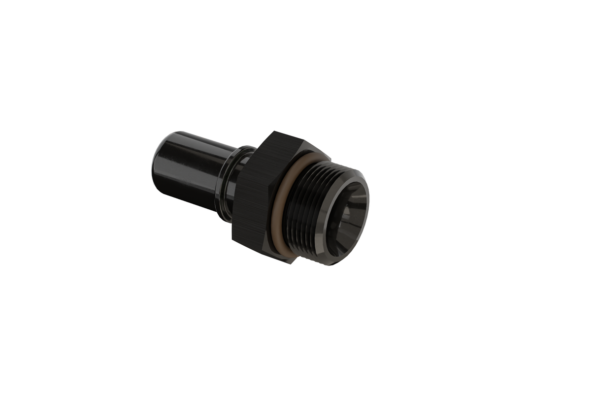 Dyme PRO/SPEC NPT Adapter with black finish and O-ring