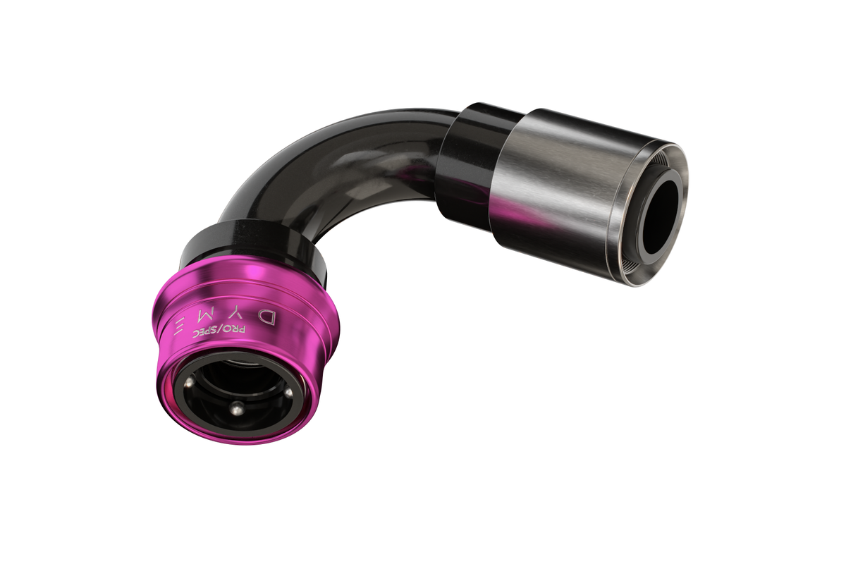 Dyme PRO/SPEC NPT Adapter with 90-degree curved fitting