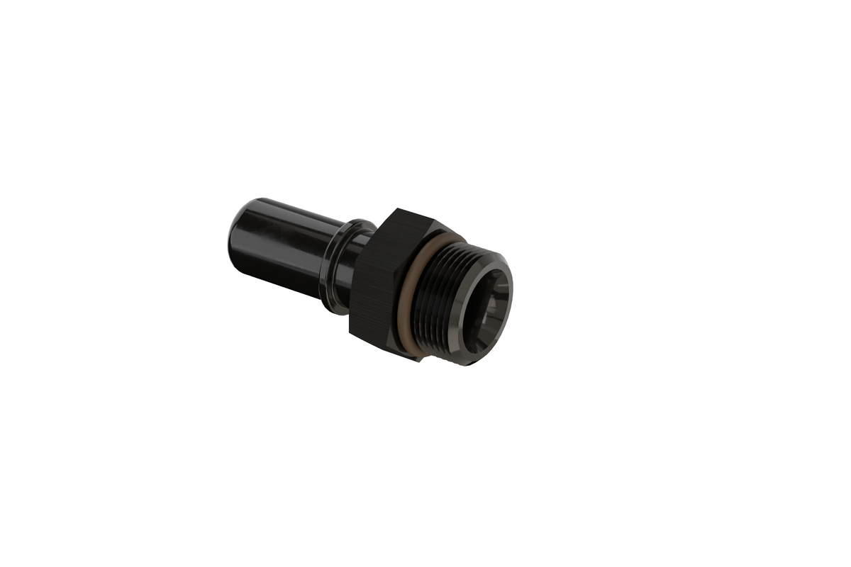 Dyme PRO/SPEC NPT Adapter with black finish and O-ring