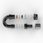 Exploded view of Dyme PRO SPEC AN adapter components