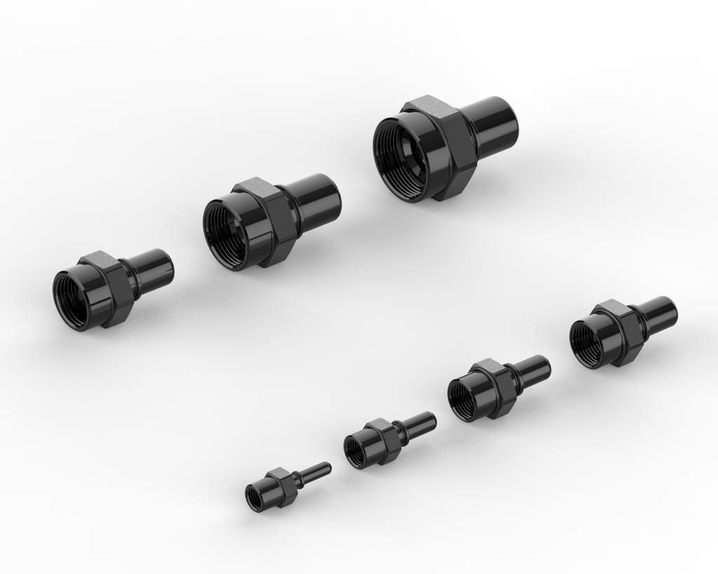Dyme PRO/SPEC AN Adapters in various sizes