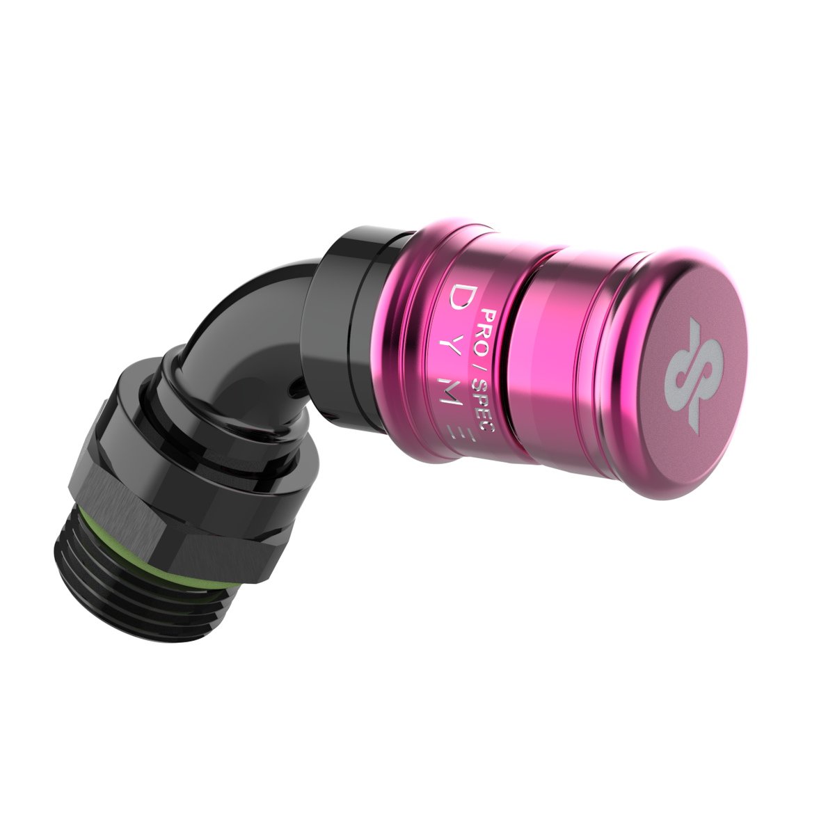 Dyme SUPERSTRASSE-C crimp type hose fitting with pink cap