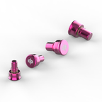 Dyme SUPERSTRASSE-C crimp type hose fittings in purple