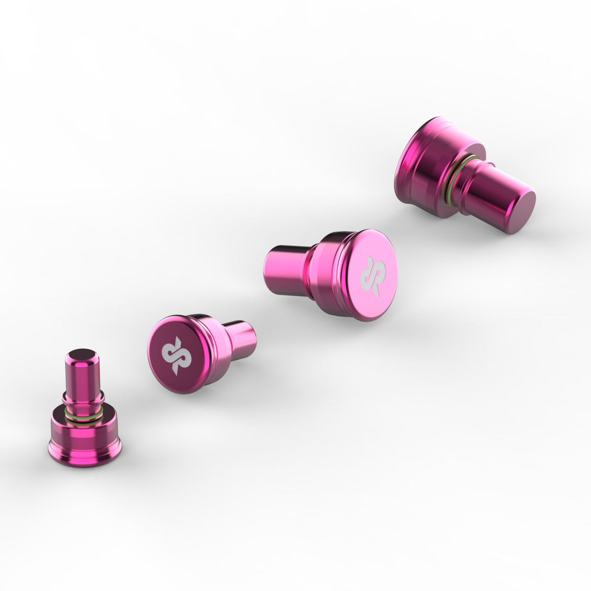 Dyme SUPERSTRASSE-C crimp type hose fittings in purple