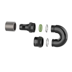 Exploded view of Dyme PRO/SPEC NPT Adapters and fittings.