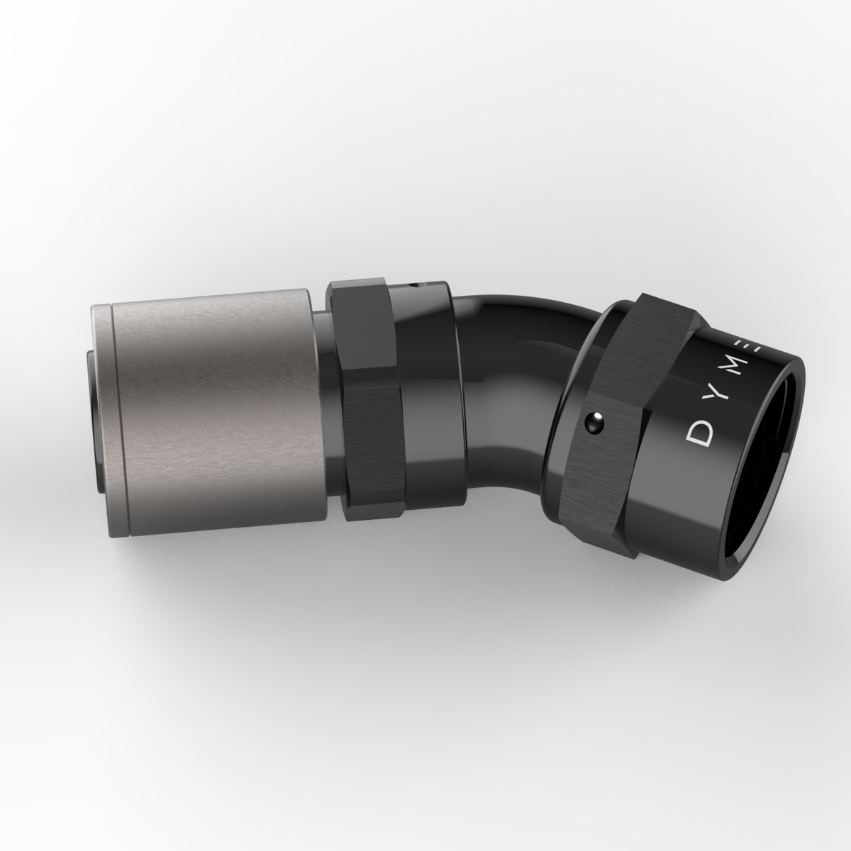 Dyme SUPERSTRASSE-C crimp type hose fitting angled