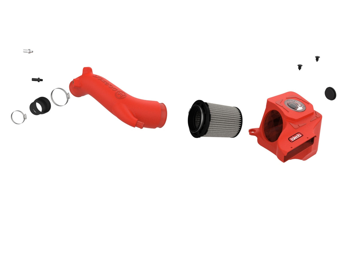 aFe Takeda Momentum Red Edition Cold Air Intake System w/ Pro DRY S Filter - Hyundai Veloster N 2019-2022