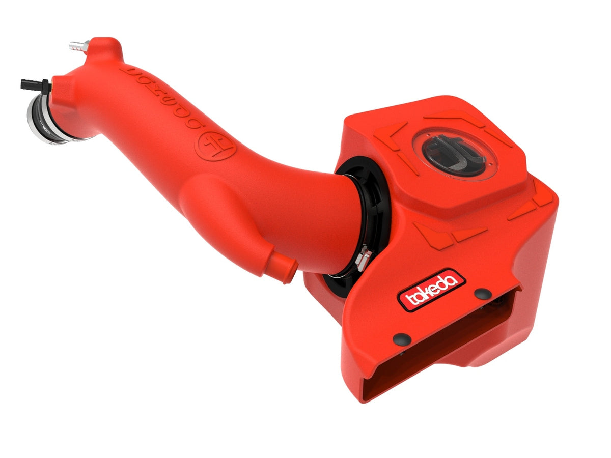 aFe Takeda Momentum Red Edition Cold Air Intake System w/ Pro DRY S Filter - Hyundai Veloster N 2019-2022