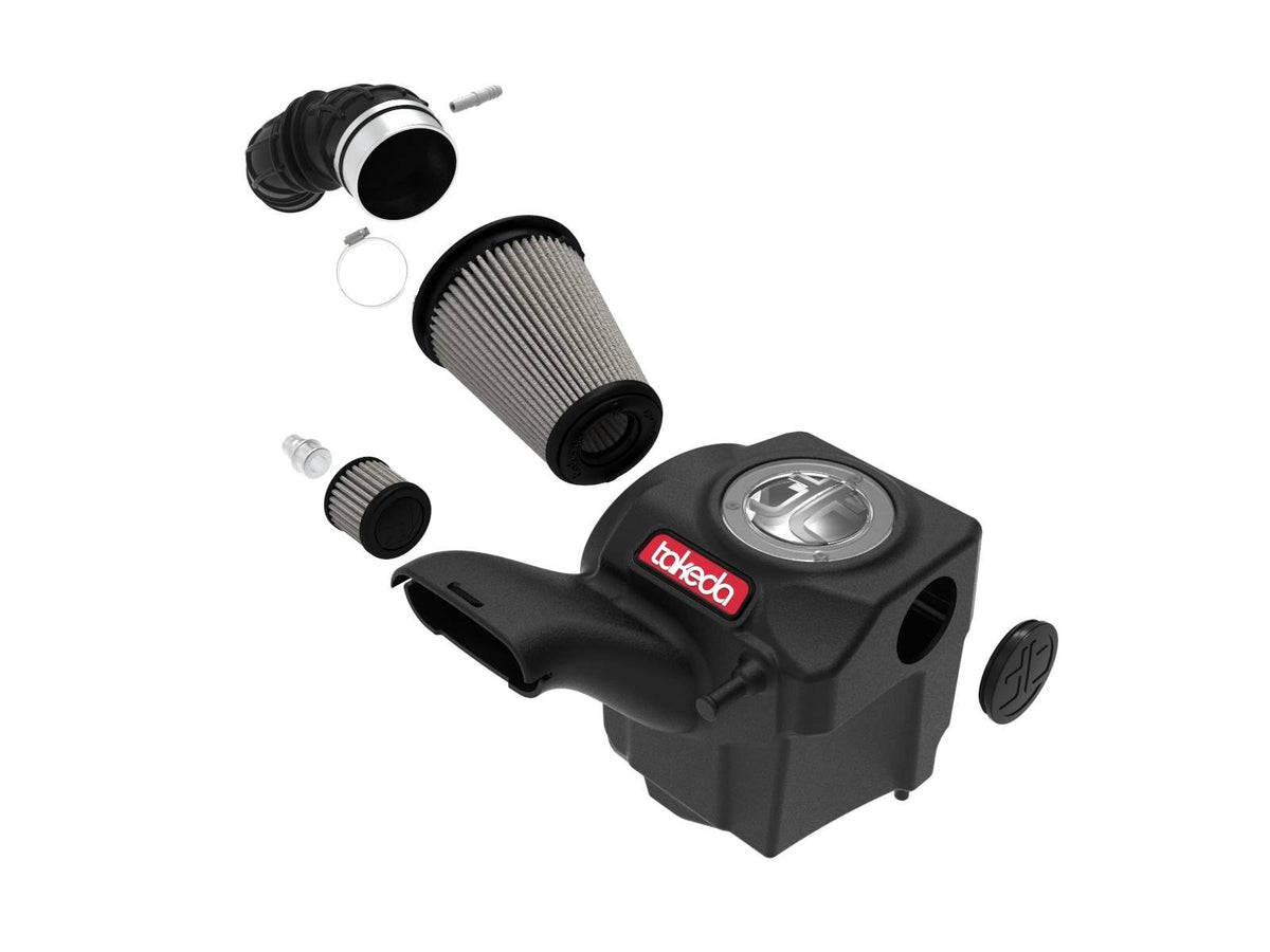 aFe Takeda Momentum Cold Air Intake System w/ Pro DRY S Filter - Ford Fiesta 2014-2019