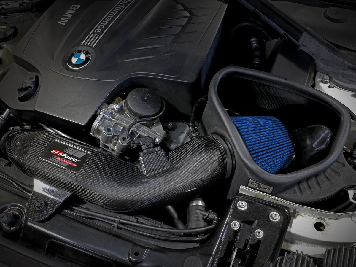 aFe Track Series Carbon Fiber Cold Air Intake System w/ Pro 5R Filter - BMW M2 (F87) 2016-2018
