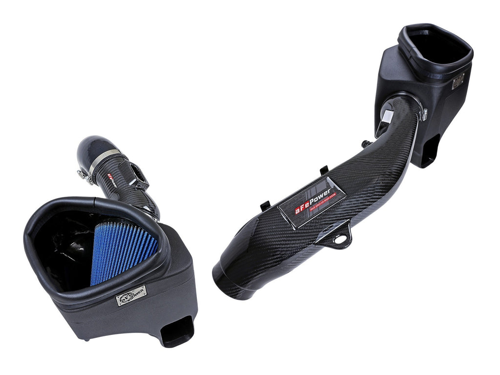 aFe Track Series Carbon Fiber Cold Air Intake System w/ Pro 5R Filters - BMW M2 Competition (F87) 2019-2021/M3/M4 (F80/82/83) 2015-2020