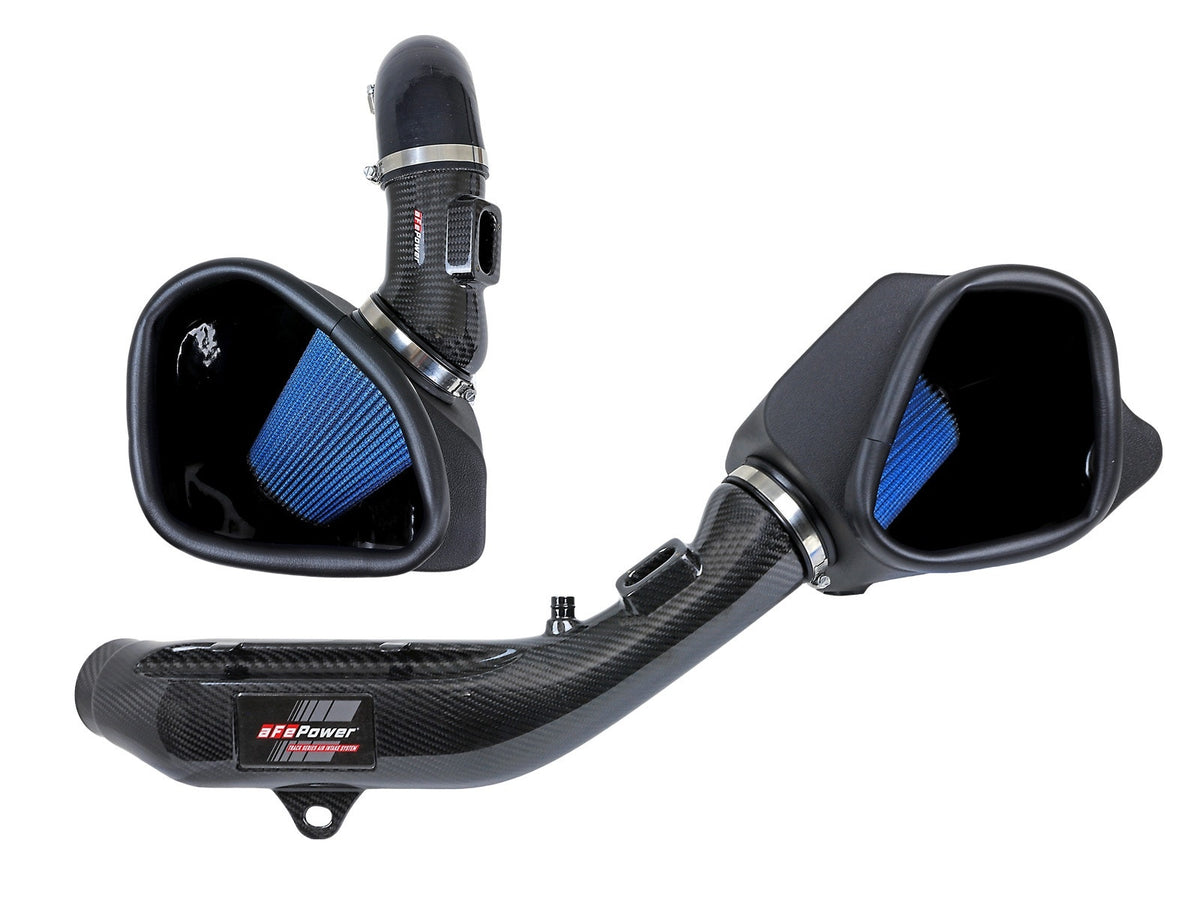 aFe Track Series Carbon Fiber Cold Air Intake System w/ Pro 5R Filters - BMW M2 Competition (F87) 2019-2021/M3/M4 (F80/82/83) 2015-2020