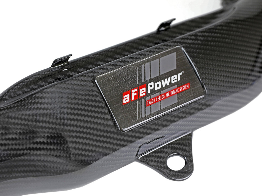 aFe Track Series Carbon Fiber Cold Air Intake System w/ Pro 5R Filters - BMW M2 Competition (F87) 2019-2021/M3/M4 (F80/82/83) 2015-2020