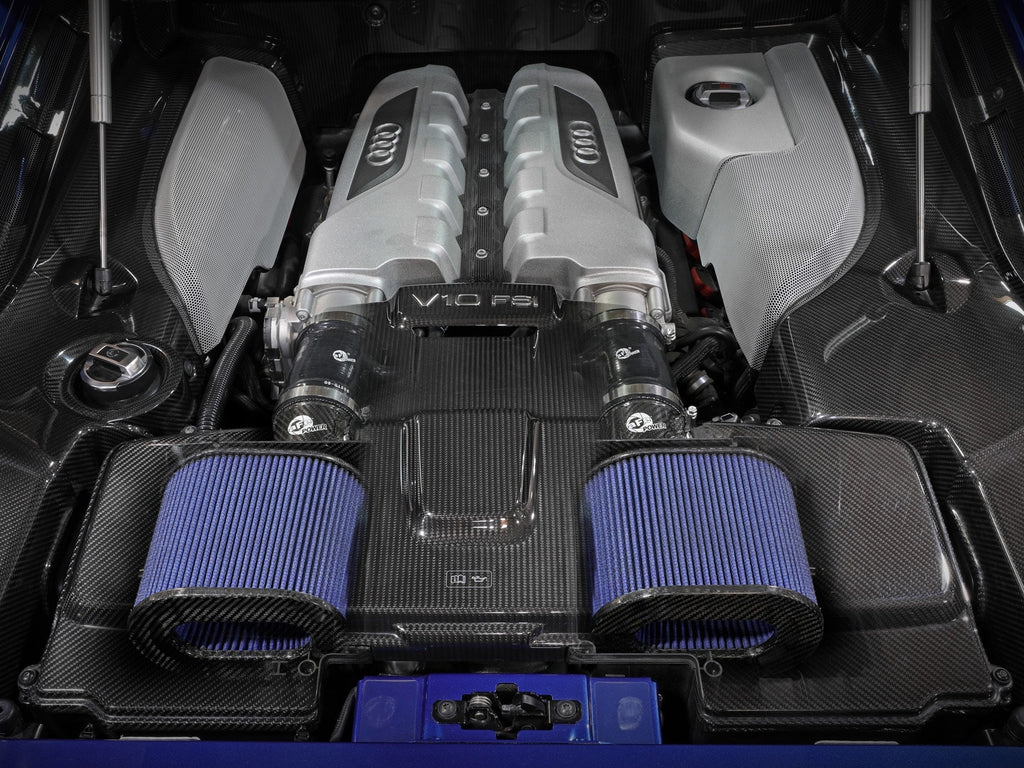 aFe Track Series Carbon Fiber Cold Air Intake System w/ Pro 5R Filter - Audi R8 2014-2023 V10-5.2L (A/T)