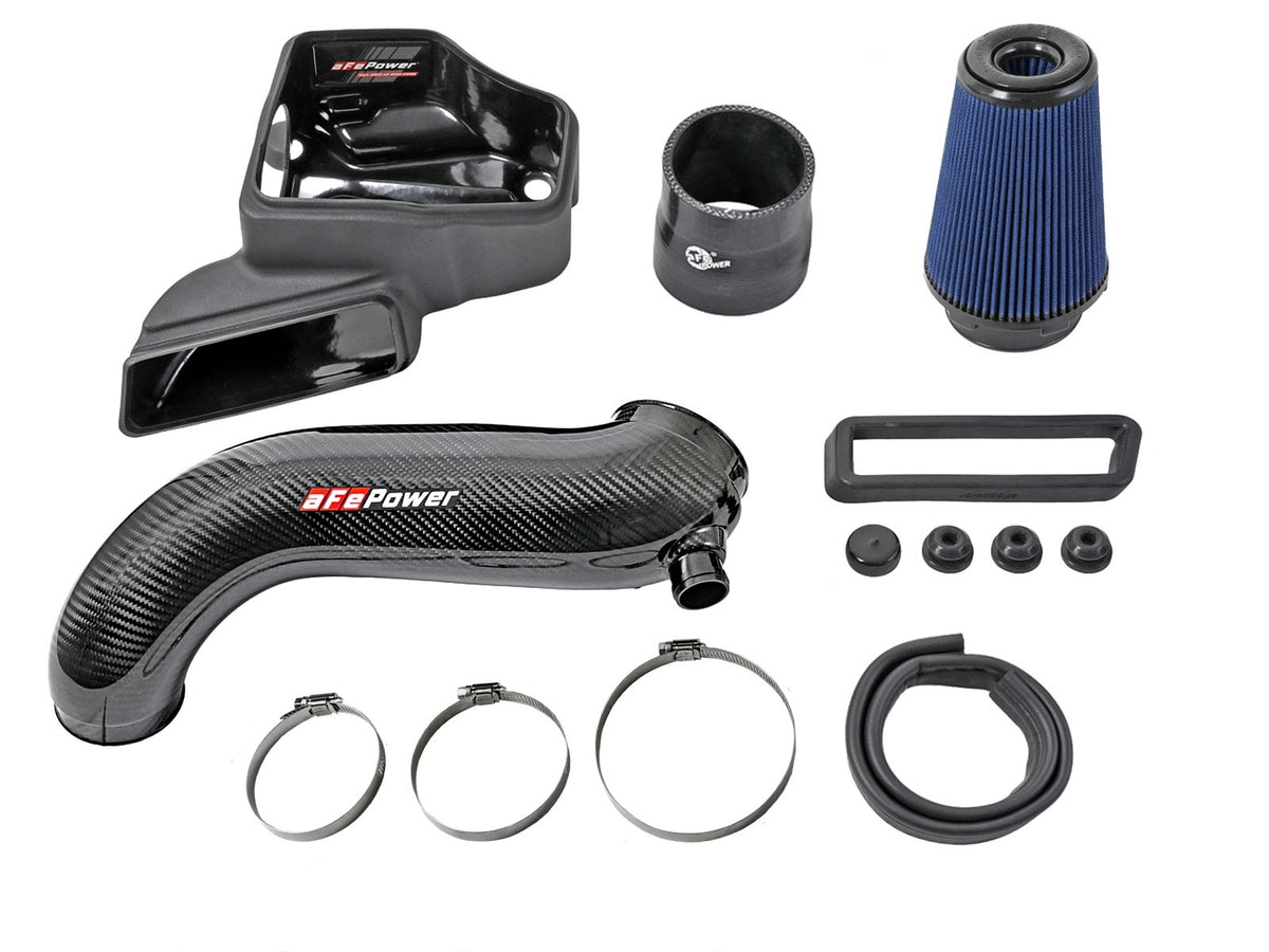 aFe Track Series Carbon Fiber Cold Air Intake System w/ Pro 5R Filter - Volkswagen Golf R 2015-2019