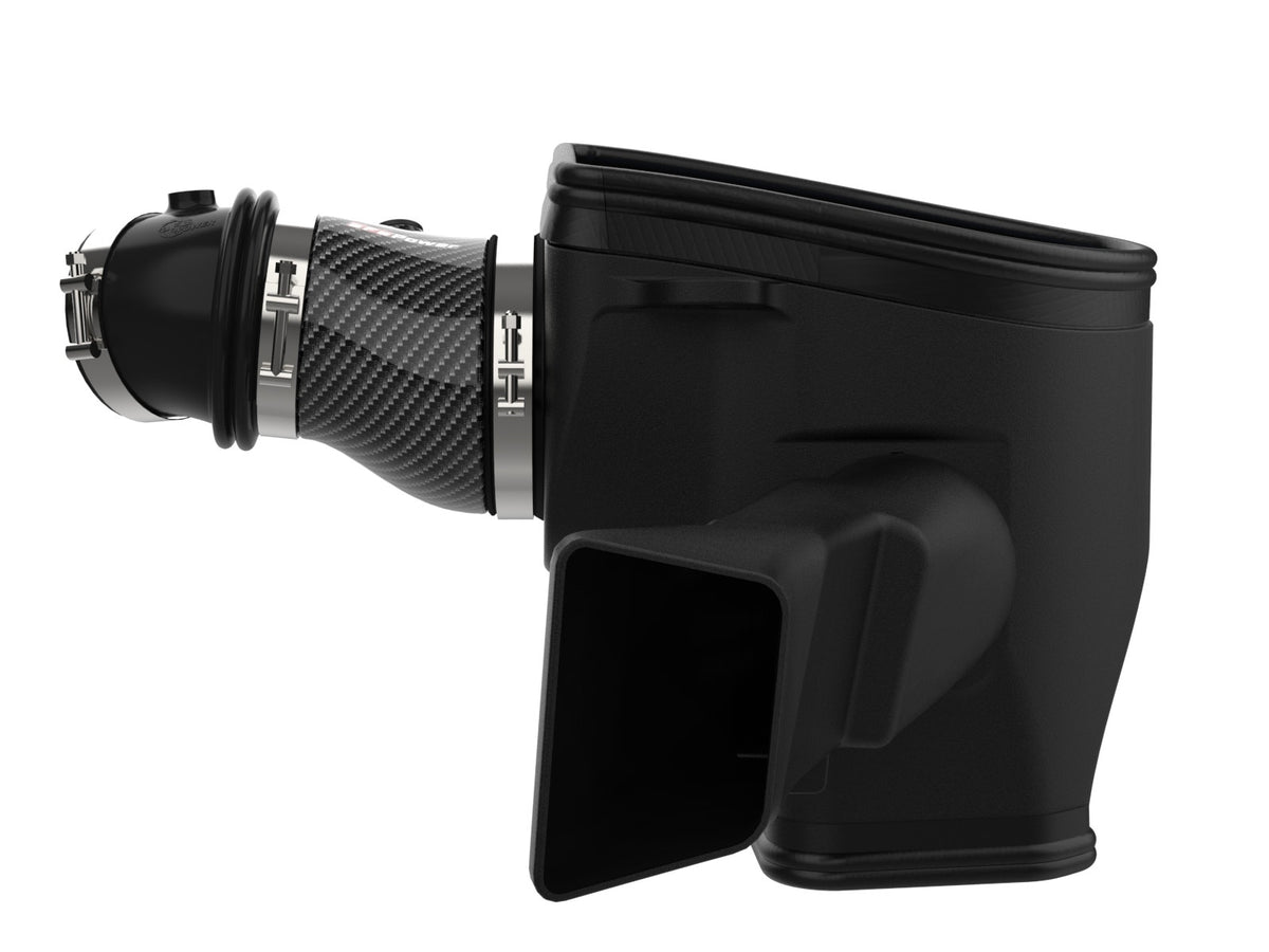 aFe Track Series Carbon Fiber Cold Air Intake System w/ Pro 5R Filter - Dodge Charger SRT Hellcat Redeye 2021-2023